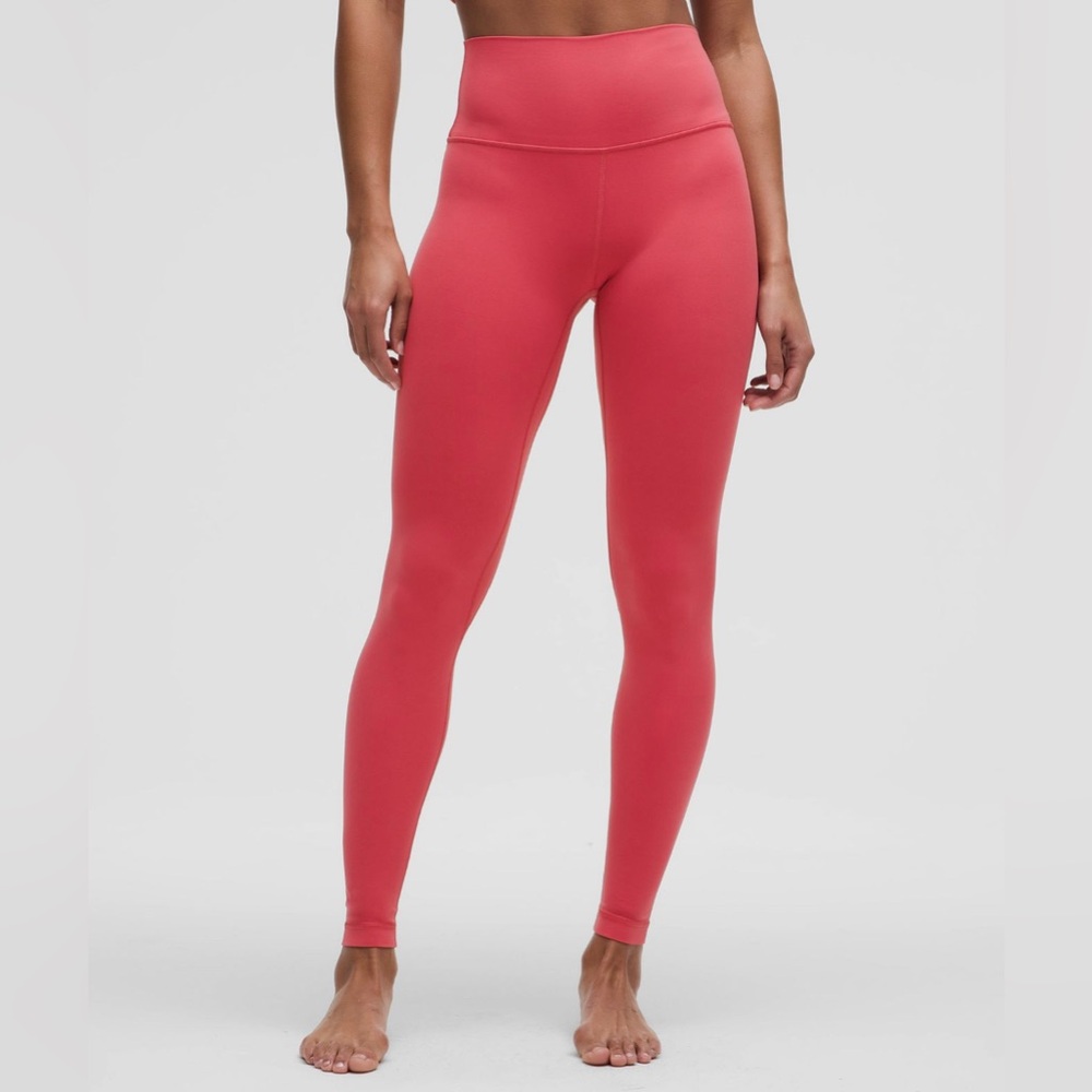 Lululemon align leggings in Desert Red
